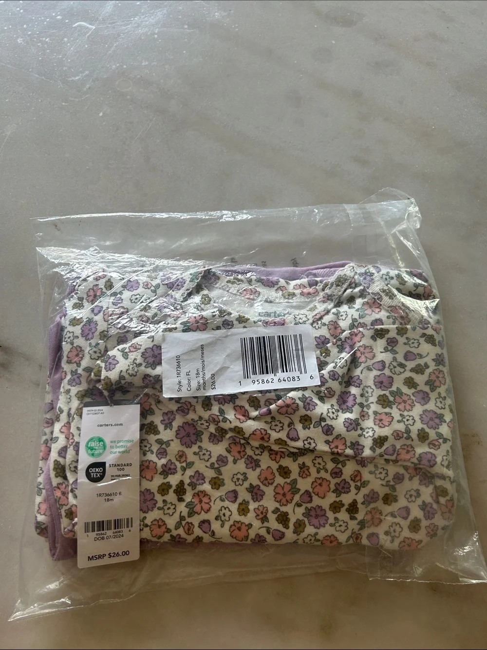 Carters bnwt—three piece
